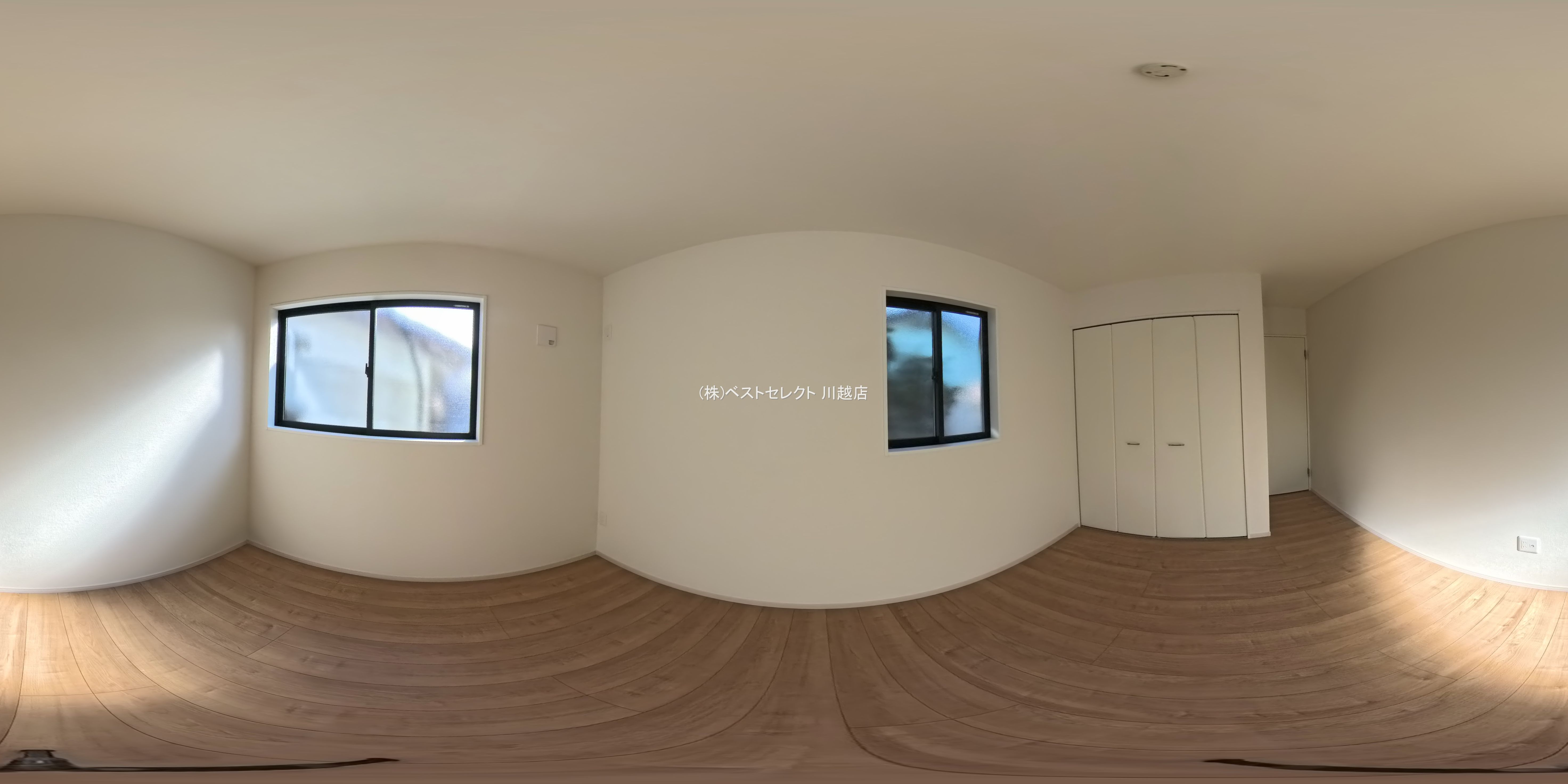 埼玉県川越市むさし野の新築戸建てパノラマ（居室サブ）写真 2026年1月14日撮影