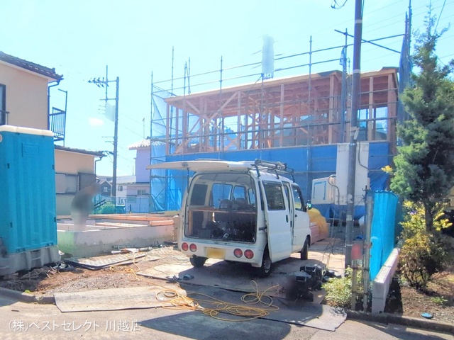 埼玉県川越市むさし野の新築戸建て上棟写真 2025年9月23日撮影