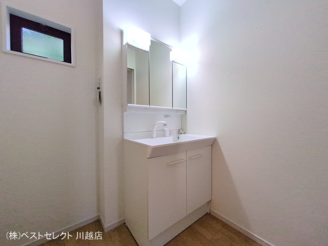 埼玉県川越市むさし野の新築戸建て洗面所写真 2026年1月14日撮影