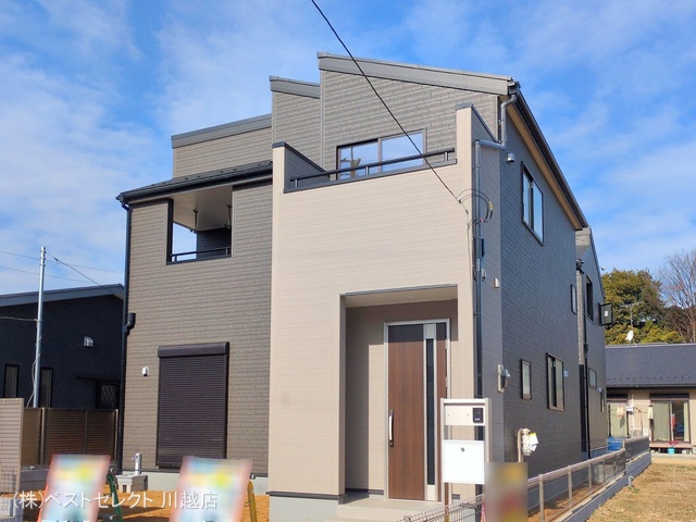 埼玉県川越市大字的場の新築戸建て外構写真 2025年12月22日撮影
