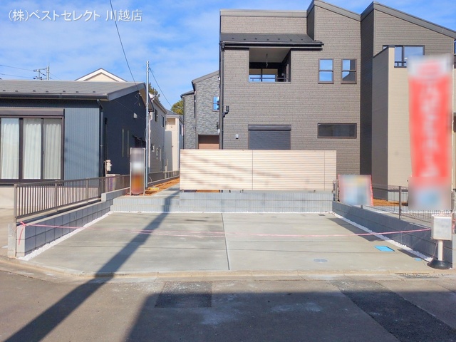 埼玉県川越市大字的場の新築戸建て外構写真 2025年12月22日撮影