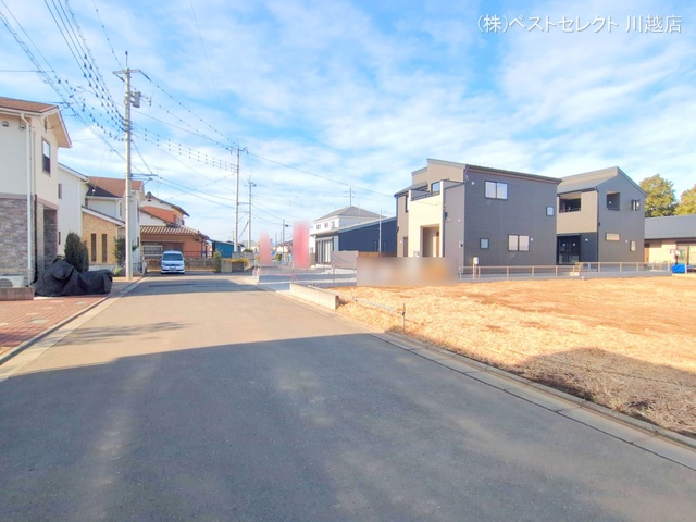 埼玉県川越市大字的場の新築戸建て外構写真 2025年12月22日撮影