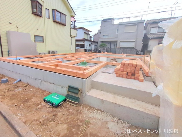 埼玉県川越市大字砂の新築戸建て基礎写真 2025年9月28日撮影