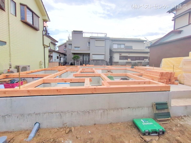 埼玉県川越市大字砂の新築戸建て基礎写真 2025年9月28日撮影