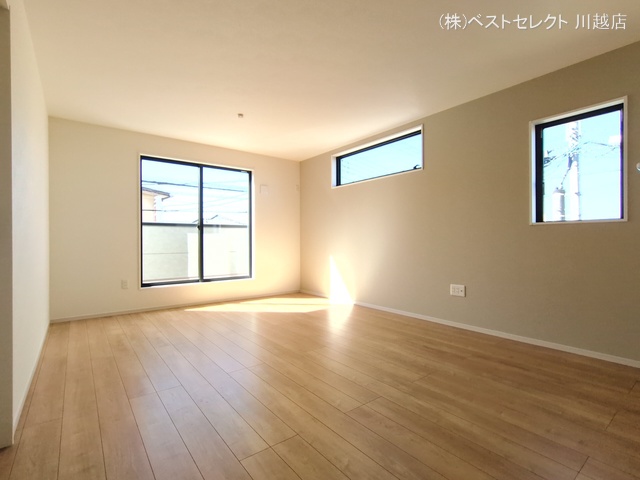 埼玉県川越市清水町の新築戸建てリビング写真 2026年2月18日撮影