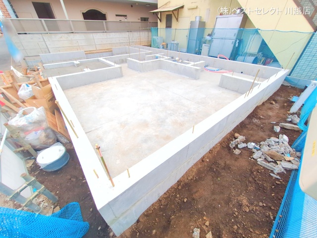 埼玉県川越市清水町の新築戸建て基礎写真 2025年11月5日撮影