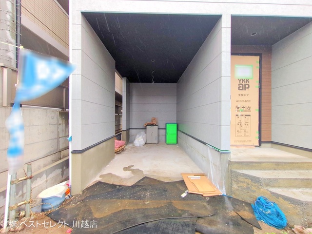 埼玉県川越市清水町の新築戸建て外構写真 2025年12月23日撮影