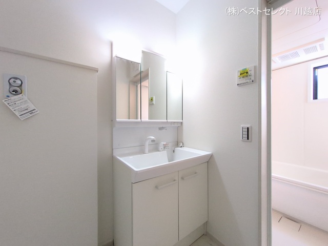 埼玉県川越市清水町の新築戸建て洗面所写真 2026年2月18日撮影