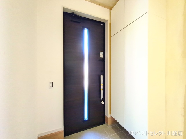 埼玉県川越市清水町の新築戸建て玄関写真 2026年2月18日撮影