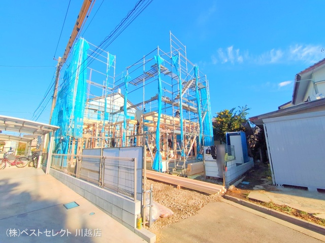 埼玉県川越市旭町３丁目の新築戸建て上棟写真 2025年12月15日撮影