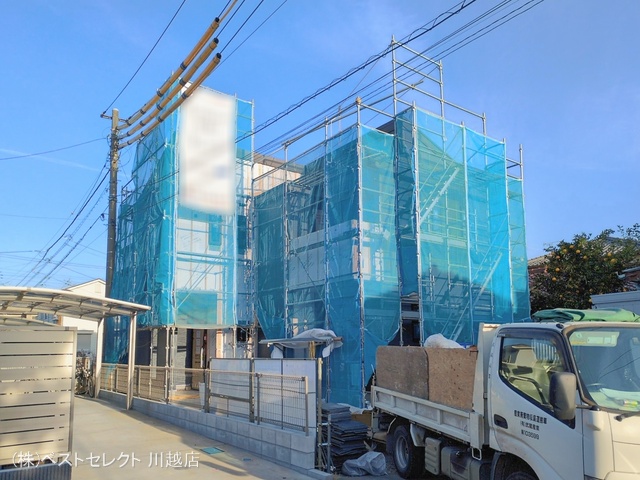 埼玉県川越市旭町３丁目の新築戸建てシート写真 2026年1月14日撮影