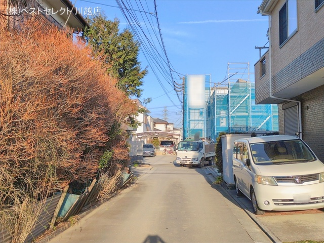 埼玉県川越市旭町３丁目の新築戸建てシート写真 2026年1月14日撮影