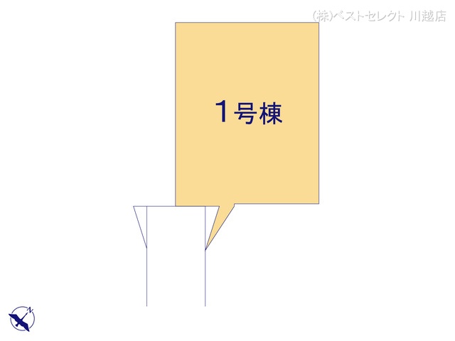 埼玉県川越市旭町３丁目の新築戸建て全体区画図 ※図面と異なる場合は現況を優先