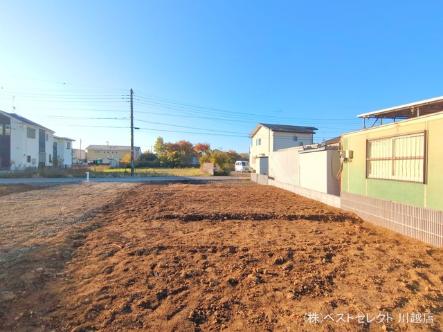 埼玉県川越市今成２丁目の新築戸建て更地・土地写真 2025年11月20日撮影