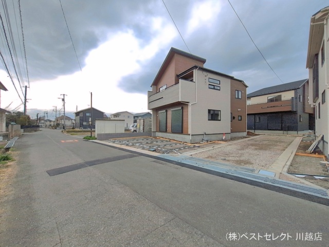 埼玉県川越市今成２丁目の新築戸建て外構写真 2026年3月30日撮影