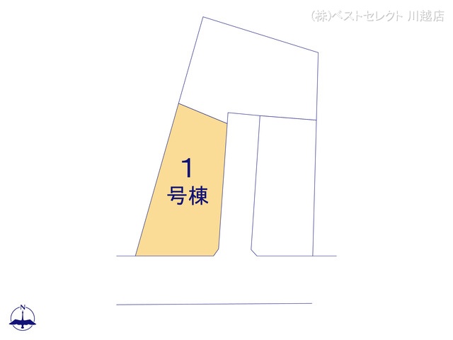 埼玉県川越市今成２丁目の新築戸建て全体区画図 ※図面と異なる場合は現況を優先