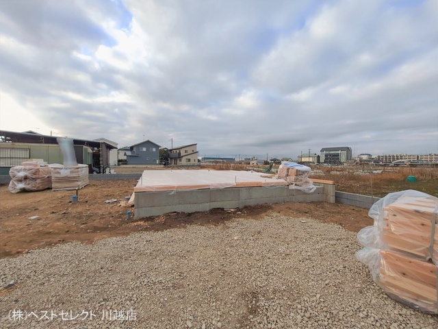 埼玉県川越市今成２丁目の新築戸建て基礎写真 2026年1月6日撮影
