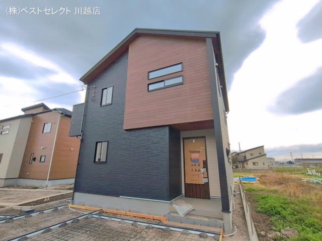 埼玉県川越市今成2丁目の新築戸建て外構写真 2026年3月30日撮影
