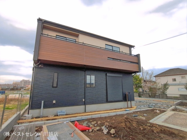 埼玉県川越市今成2丁目の新築戸建て外構写真 2026年3月30日撮影