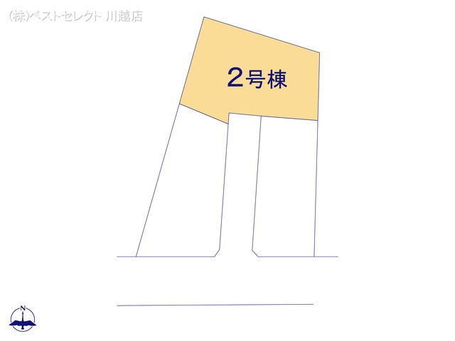 埼玉県川越市今成２丁目の新築戸建て全体区画図 ※図面と異なる場合は現況を優先