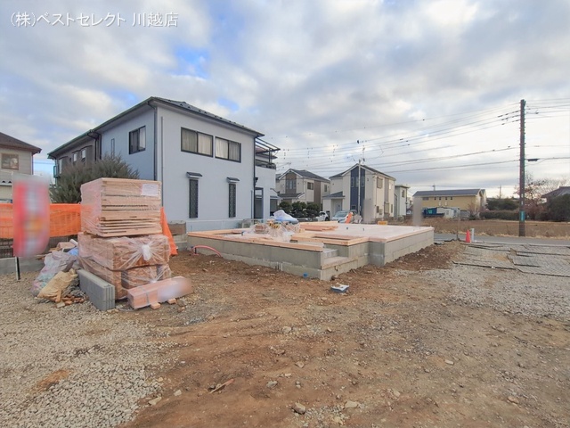 埼玉県川越市今成２丁目の新築戸建て基礎写真 2026年1月6日撮影