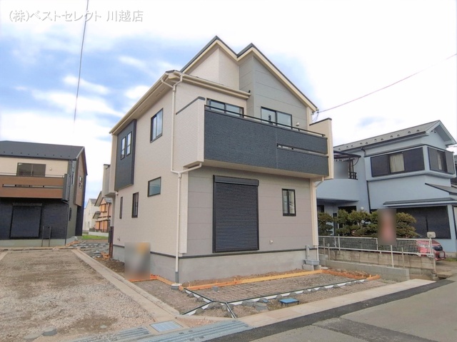 埼玉県川越市今成2丁目の新築戸建て外構写真 2026年3月30日撮影