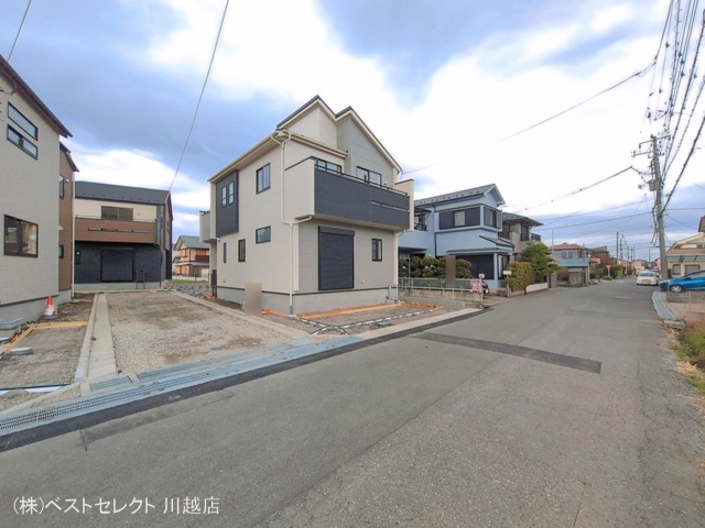 埼玉県川越市今成2丁目の新築戸建て外構写真 2026年3月30日撮影