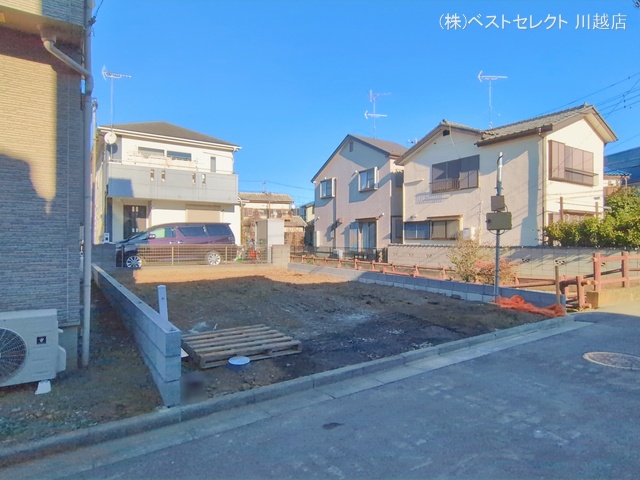 埼玉県川越市大字砂の新築戸建て更地・土地写真 2026年1月8日撮影