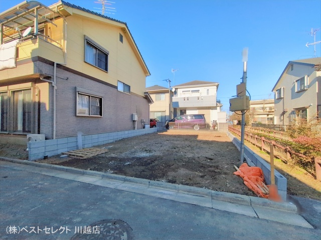 埼玉県川越市大字砂の新築戸建て更地・土地写真 2026年1月8日撮影