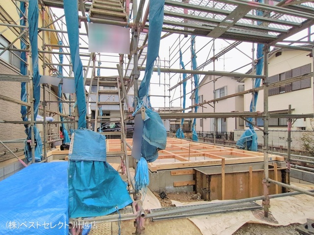 埼玉県川越市大字砂の新築戸建て基礎写真 2026年2月15日撮影