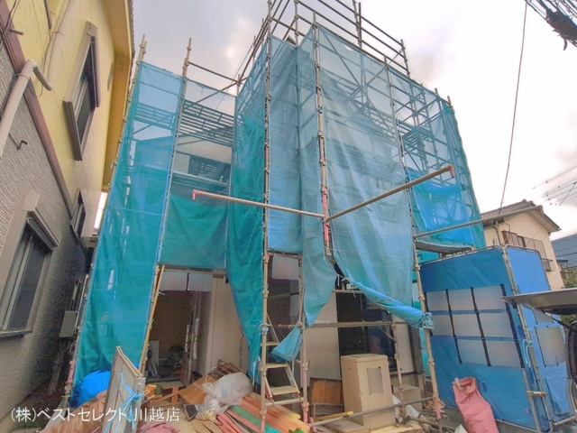 埼玉県川越市大字砂の新築戸建てシート写真 2026年3月31日撮影