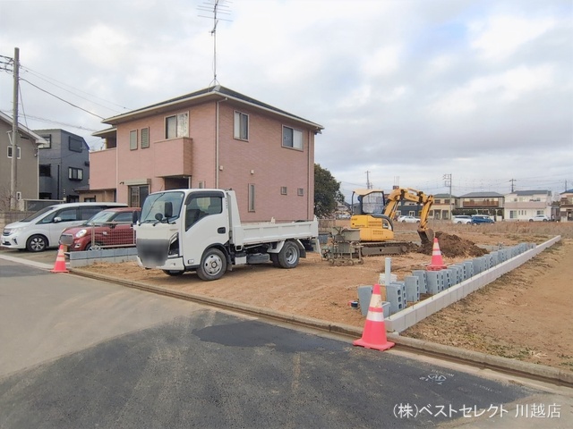 埼玉県川越市上野田町の新築戸建て更地・土地写真 2026年1月6日撮影