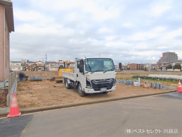 埼玉県川越市上野田町の新築戸建て更地・土地写真 2026年1月6日撮影