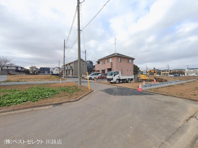 埼玉県川越市上野田町の新築戸建て更地・土地写真 2026年1月6日撮影