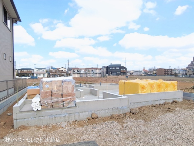 埼玉県川越市上野田町の新築戸建て基礎写真 2026年2月17日撮影