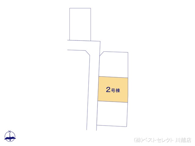 埼玉県川越市上野田町の新築戸建て全体区画図 ※図面と異なる場合は現況を優先