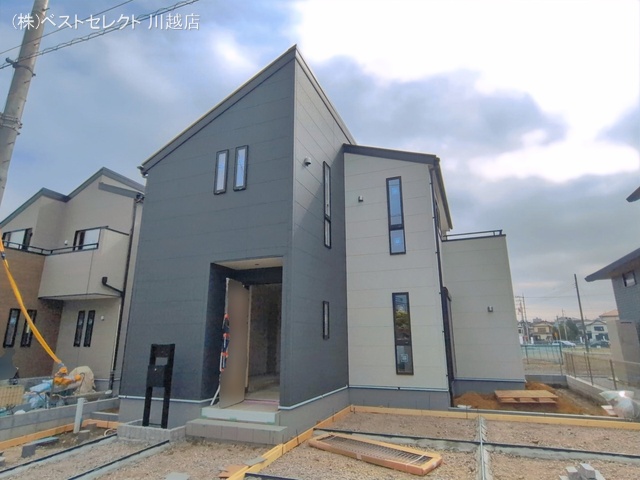 埼玉県川越市上野田町の新築戸建て外構写真 2026年4月13日撮影