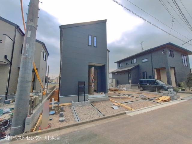 埼玉県川越市上野田町の新築戸建て外構写真 2026年4月13日撮影
