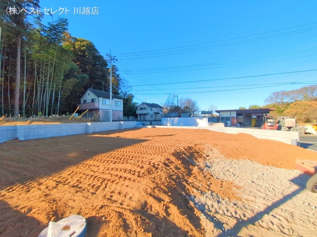 埼玉県川越市大字下小坂の新築戸建て更地・土地写真 2025年12月17日撮影