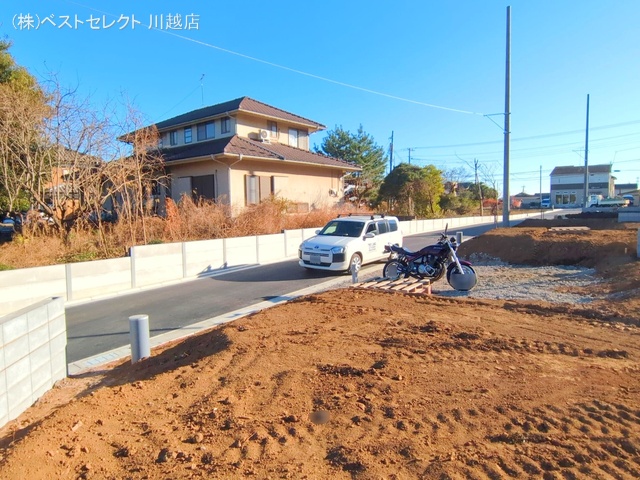 埼玉県川越市大字下小坂の新築戸建て更地・土地写真 2025年12月17日撮影