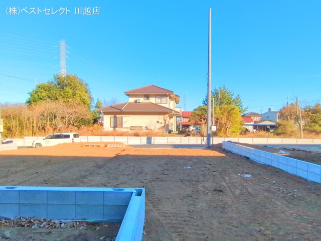 埼玉県川越市大字下小坂の新築戸建て更地・土地写真 2025年12月17日撮影