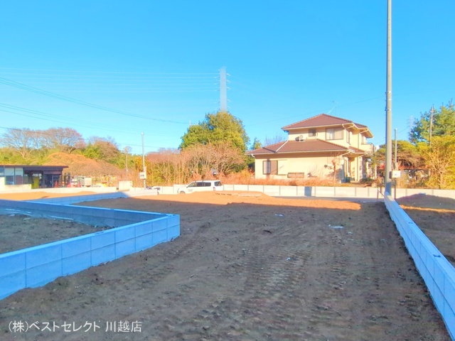 埼玉県川越市大字下小坂の新築戸建て更地・土地写真 2025年12月17日撮影