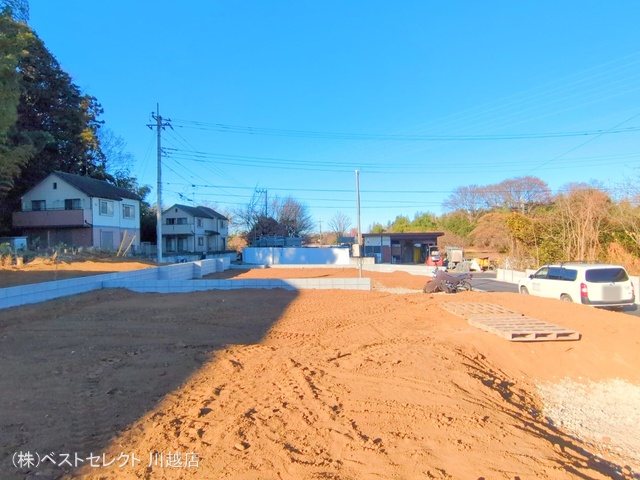 埼玉県川越市大字下小坂の新築戸建て更地・土地写真 2025年12月17日撮影