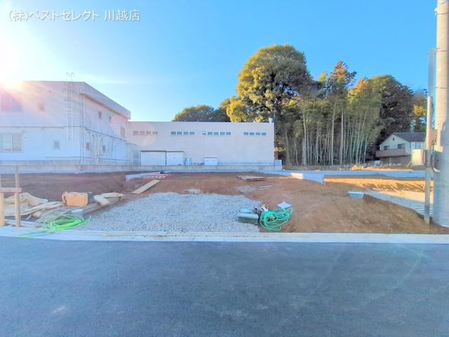 埼玉県川越市大字下小坂の新築戸建て更地・土地写真 2025年12月17日撮影
