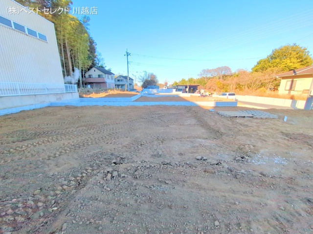 埼玉県川越市大字下小坂の新築戸建て更地・土地写真 2025年12月17日撮影