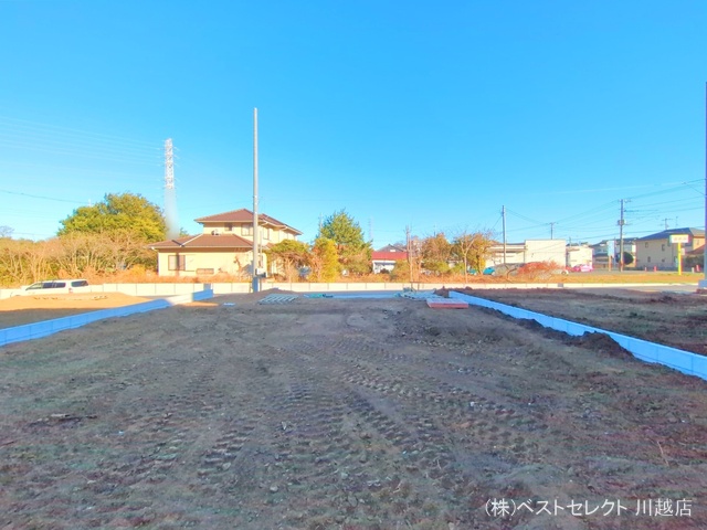 埼玉県川越市大字下小坂の新築戸建て更地・土地写真 2025年12月17日撮影