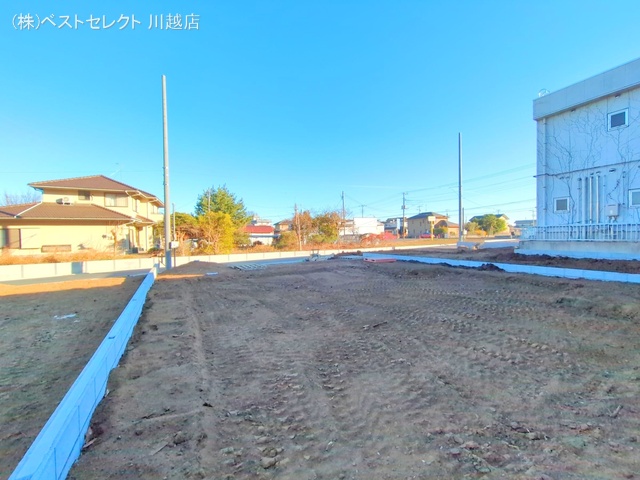 埼玉県川越市大字下小坂の新築戸建て更地・土地写真 2025年12月17日撮影