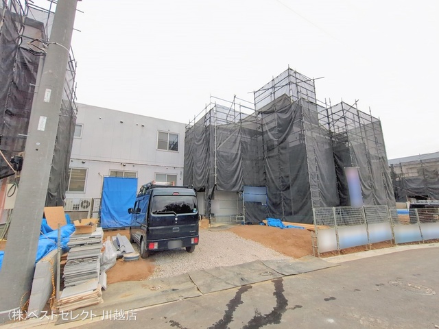 埼玉県川越市大字下小坂の新築戸建てシート写真 2026年2月23日撮影