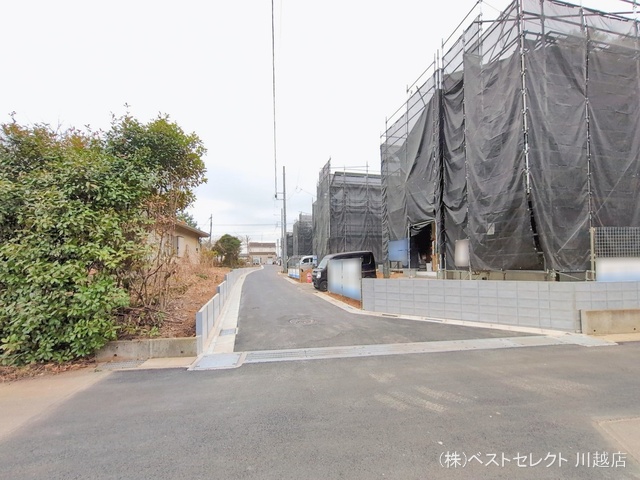 埼玉県川越市大字下小坂の新築戸建てシート写真 2026年2月23日撮影