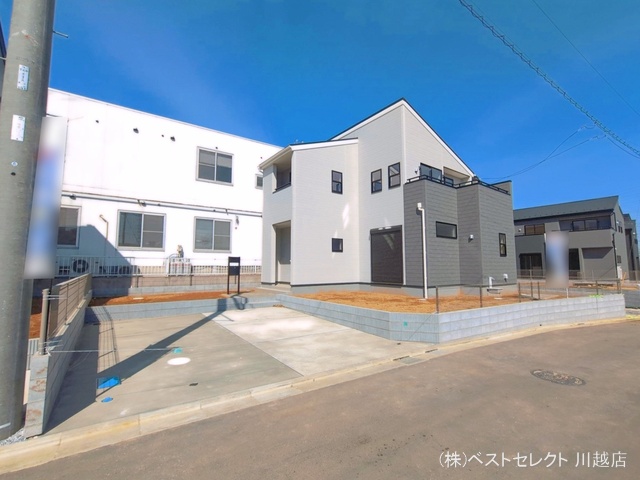 埼玉県川越市大字下小坂の新築戸建て完成写真 2026年4月8日撮影